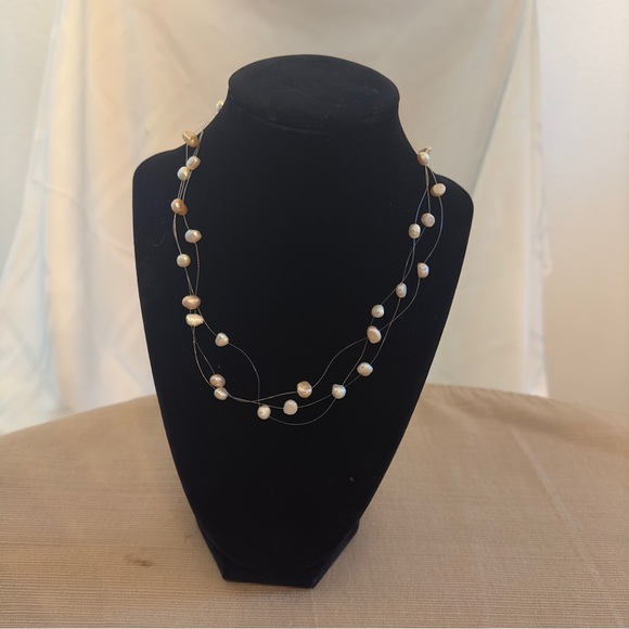 Freshwater pearl necklaces (four) - Picture 4 of 4